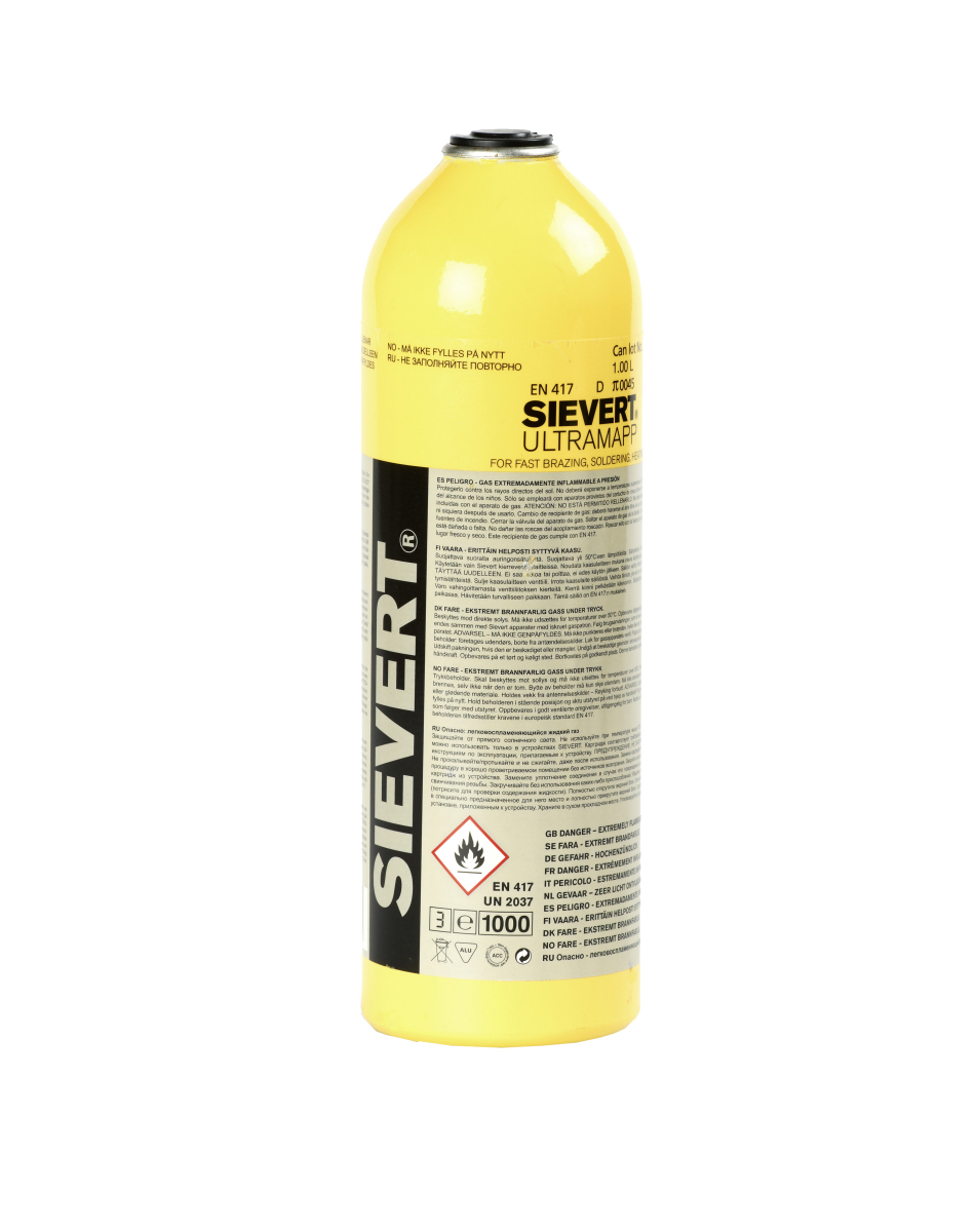 Sievert Ersatz-Gasflasche - Ultra Mapp f.Metaljet 750 ml