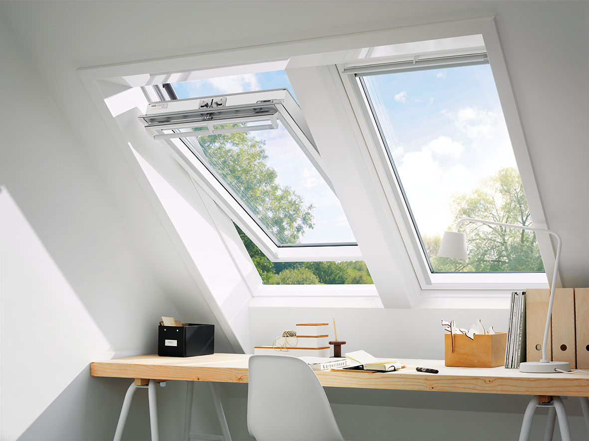 Velux Fenster GGL PK08 2062 - 94 x 140 weiß Alu Schallschu