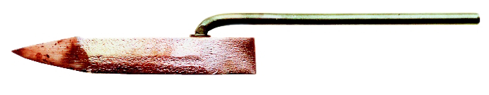Kupferstück Spitzform - 350 g