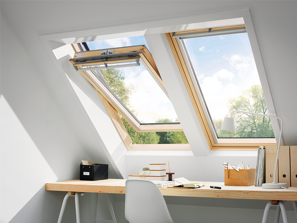 Velux-Fenster GGL SK08.3070 - 114 x 140 cm klar Alu Thermo